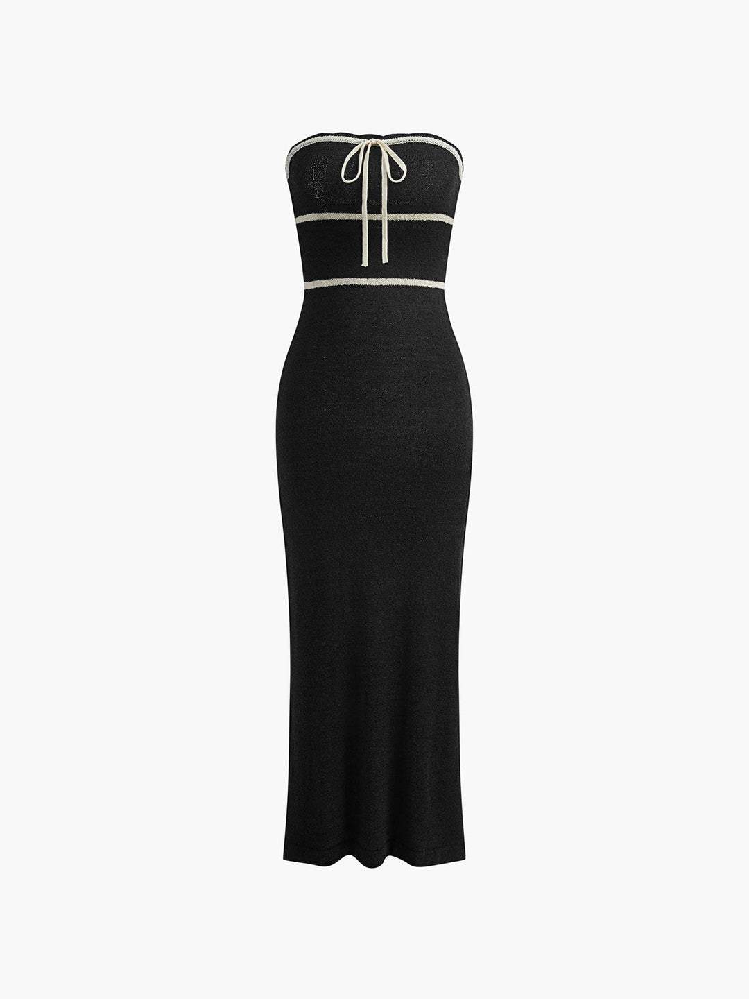 Robe Tube Bouclé Élégante pour Femme – Robe Midi Chic