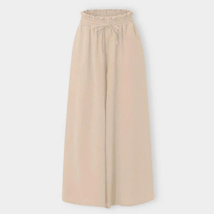Pantalon Palazzo Taille Haute