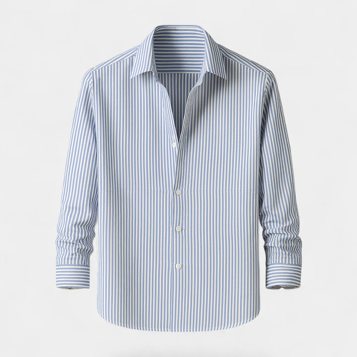 Cotton Chemise Rayée - Riviera Fit