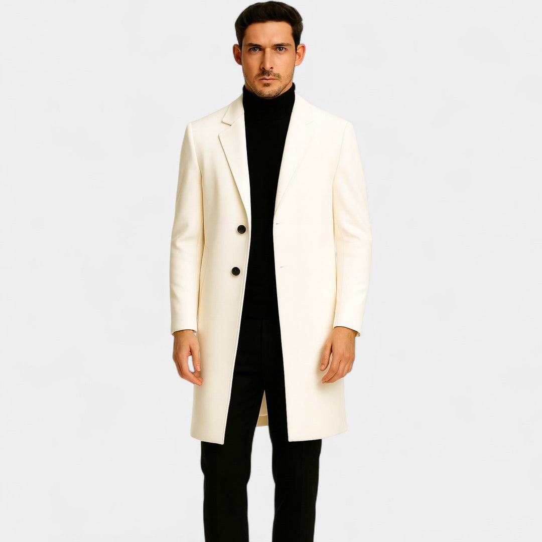 Manteau homme coton casual – Style coupe-vent mi-long