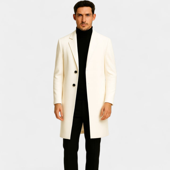 Manteau homme coton casual – Style coupe-vent mi-long