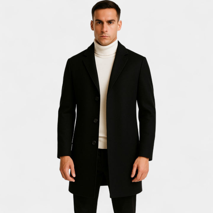 Manteau homme coton casual – Style coupe-vent mi-long