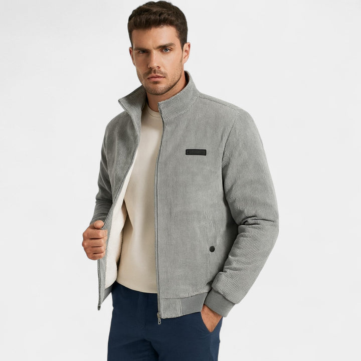 Veste homme velours côtelé coupe décontractée - style intemporel raffiné