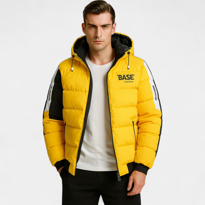 Doudoune homme réversible à capuche - manteau d&