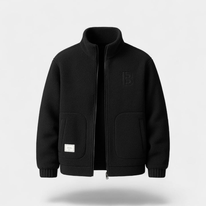 Veste homme varsity en cachemire pur – raffinée, chaude, silhouette intemporelle
