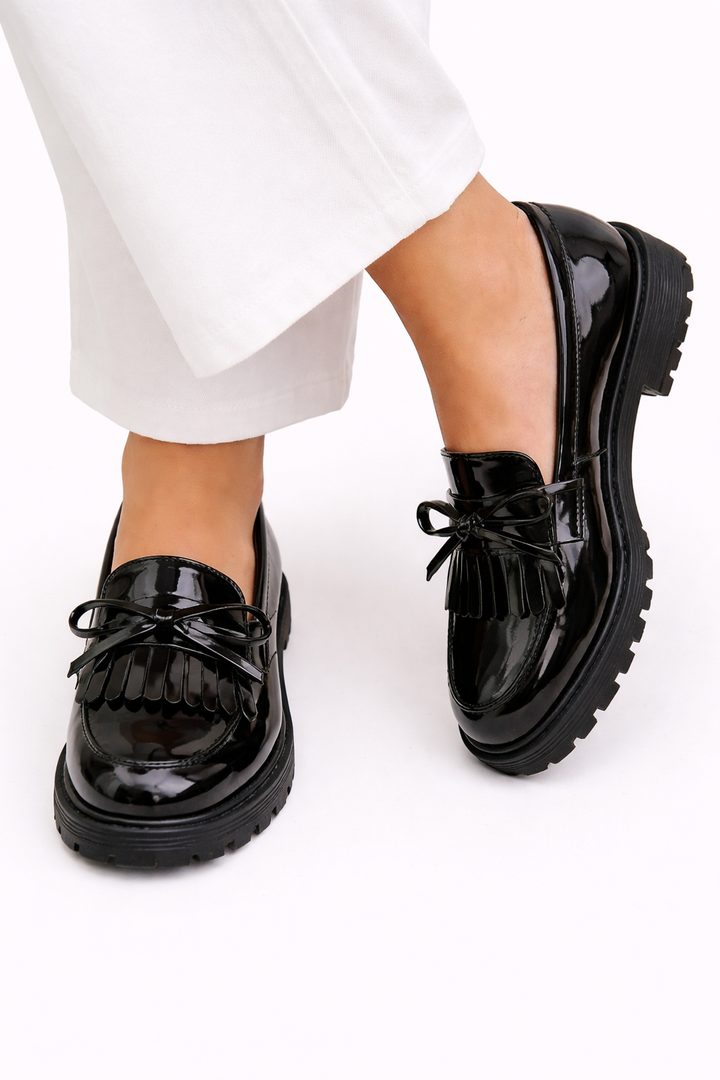 Cailie | Chaussures à nœud à franges