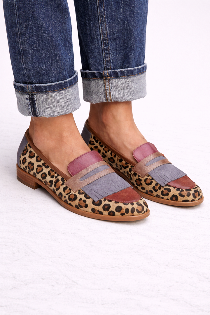 Zelda | Mocassin Élégant Léopard