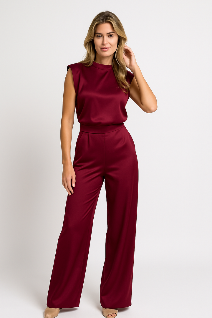 Combinaison Femme | Dos Ouvert et Jambes Larges Chic