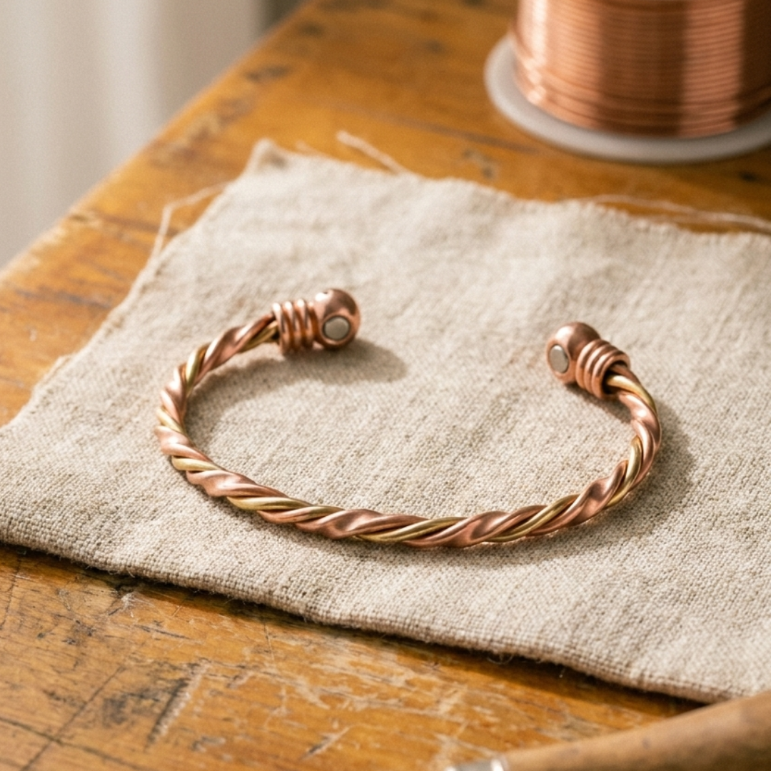 Bracelet en cuivre de la rivière Vera