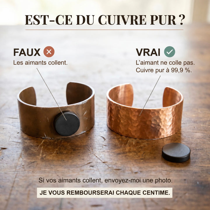 Bracelet en Cuivre — Lumière