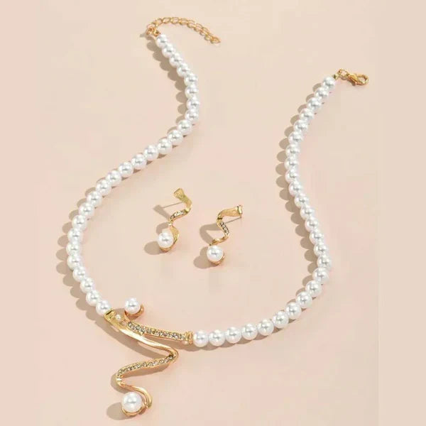 Ensemble collier et boucles d&