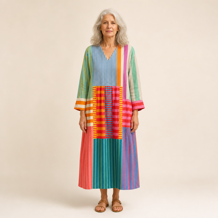 Alix - Robe d’Été Imprimée Flatteuse