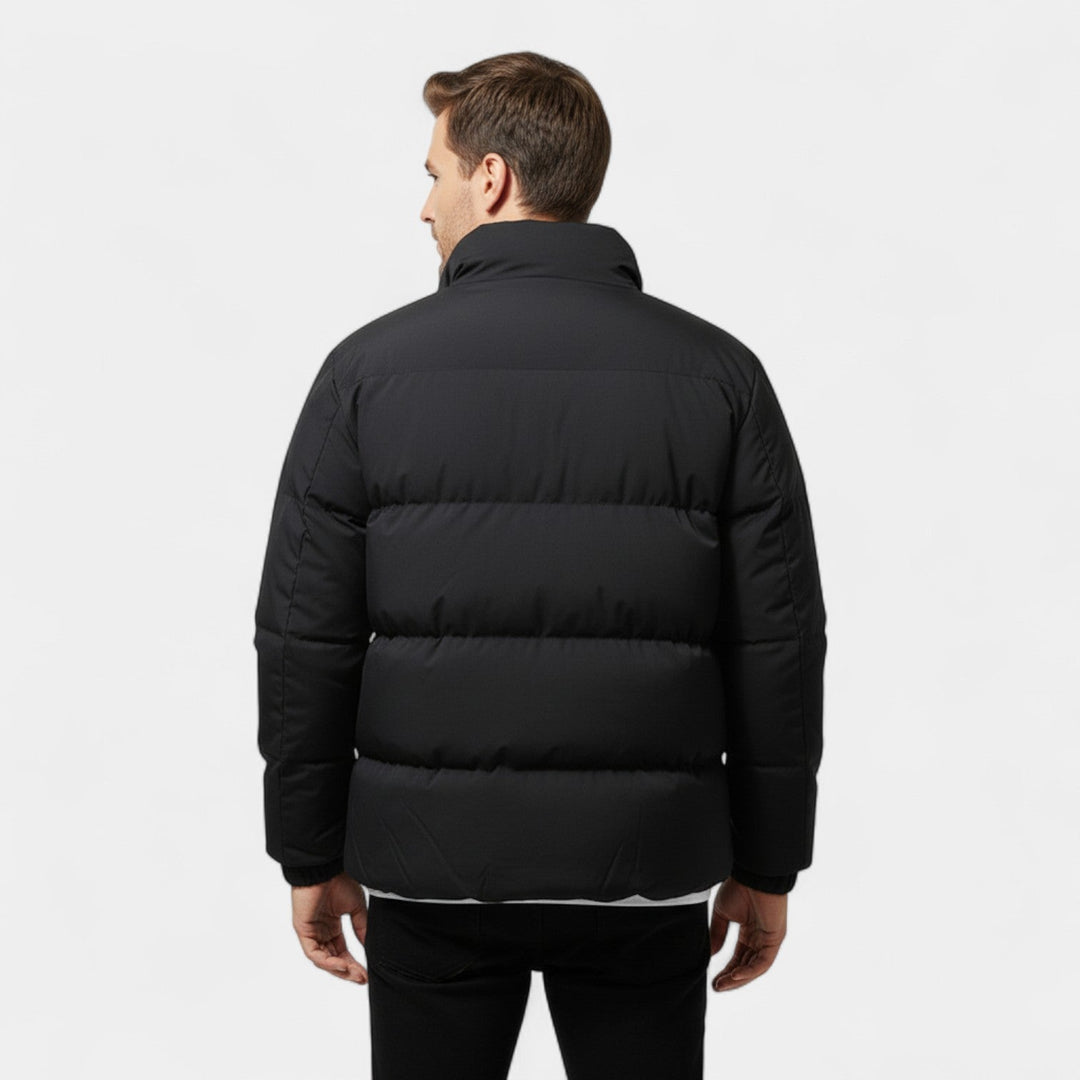 Doudoune homme coton matelassée coupe ample – chaude, raffinée, silhouette moderne