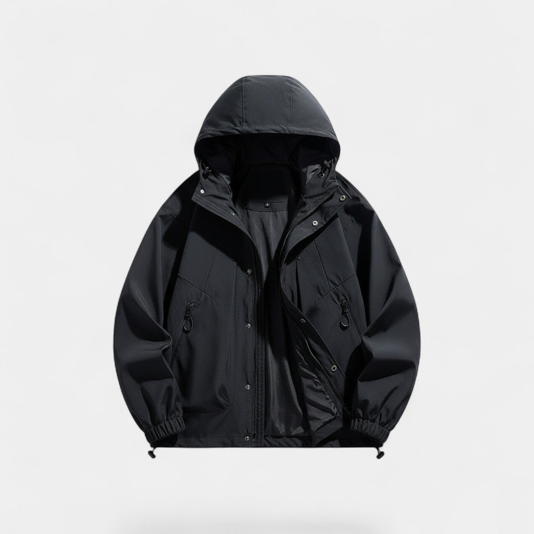 Veste homme à capuche décontractée en mélange technique – moderne, légère, silhouette raffinée