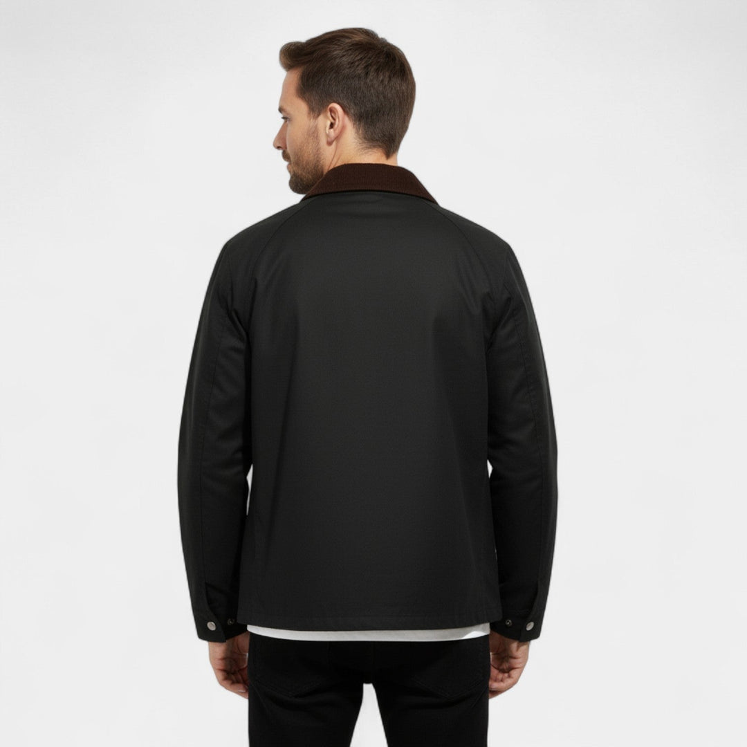 Veste homme en coton coupe-vent multi-poches – coupe ample, raffinée, utilité quotidienne