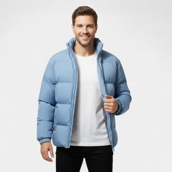 Doudoune homme coton matelassée coupe ample – chaude, raffinée, silhouette moderne