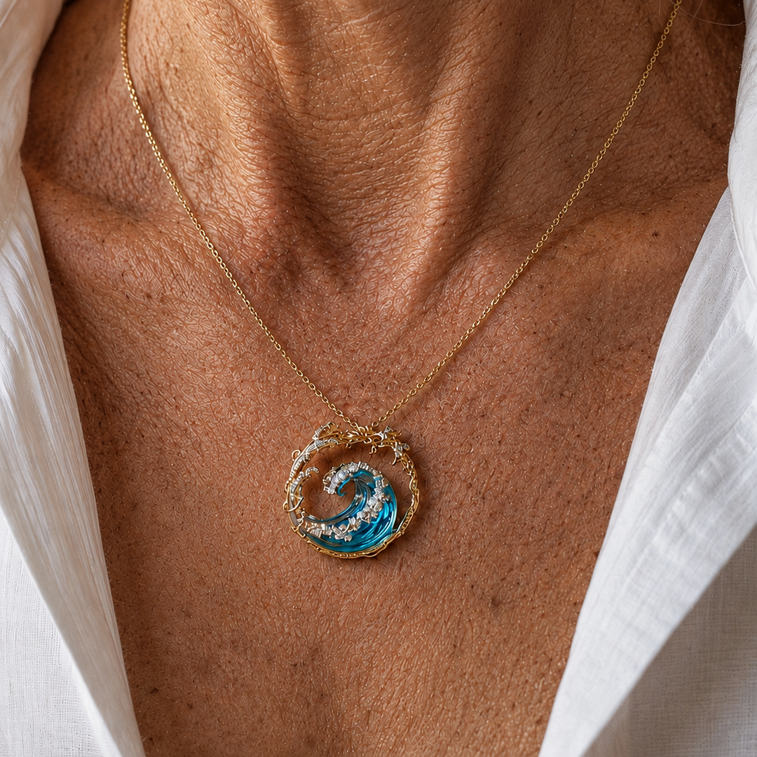 Collier avec pendentif “Promesse de l’Océan”
