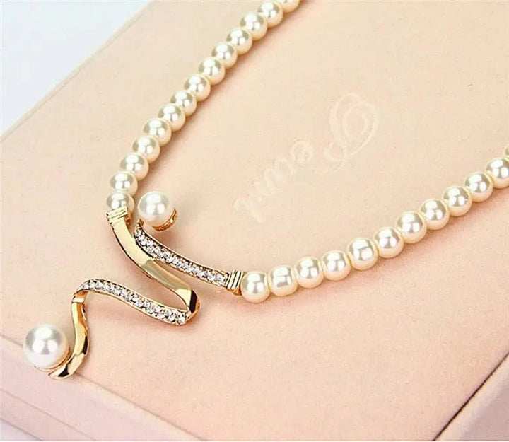 Ensemble collier et boucles d&