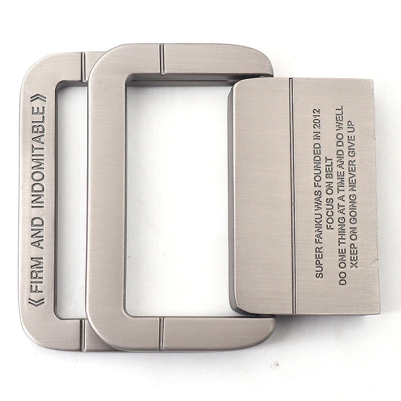 Ceinture Taille Unisexe en Toile Rayée – Sangle Décontractée à Boucle Métallique Double Anneau