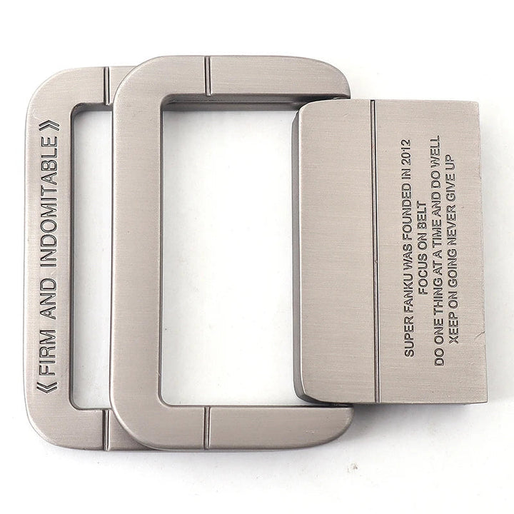 Ceinture Taille Unisexe en Toile Rayée – Sangle Décontractée à Boucle Métallique Double Anneau