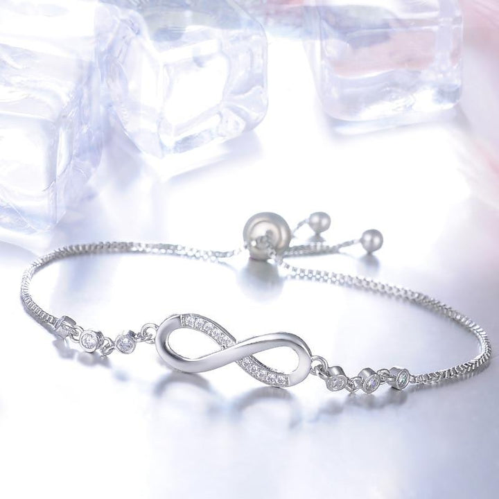 Bracelet ajustable chic en or rose en forme d&