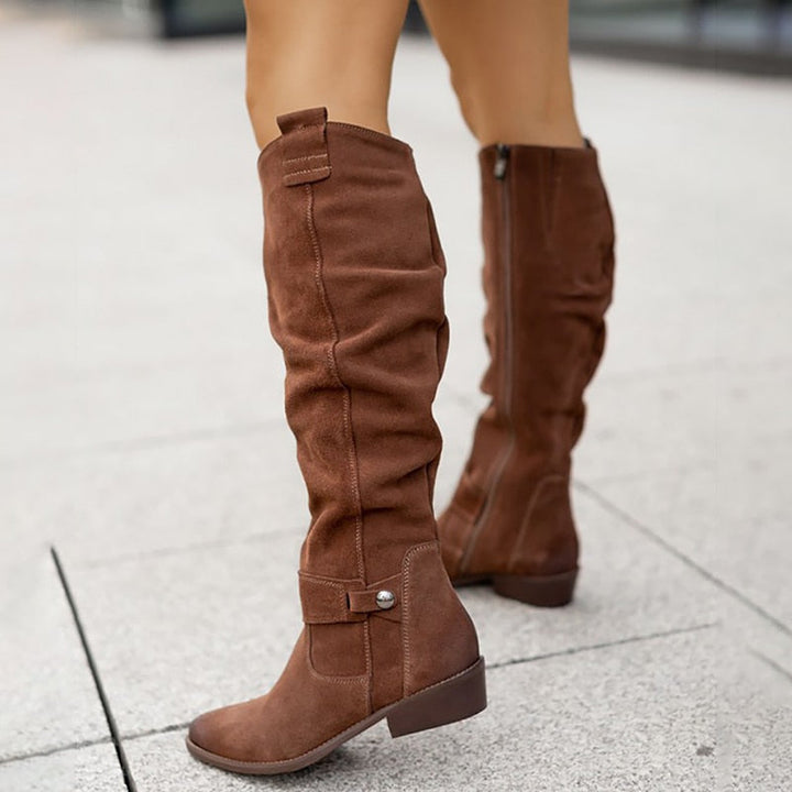 Zavira | Élégantes et Chaleureuses Bottes en Daim pour Femmes