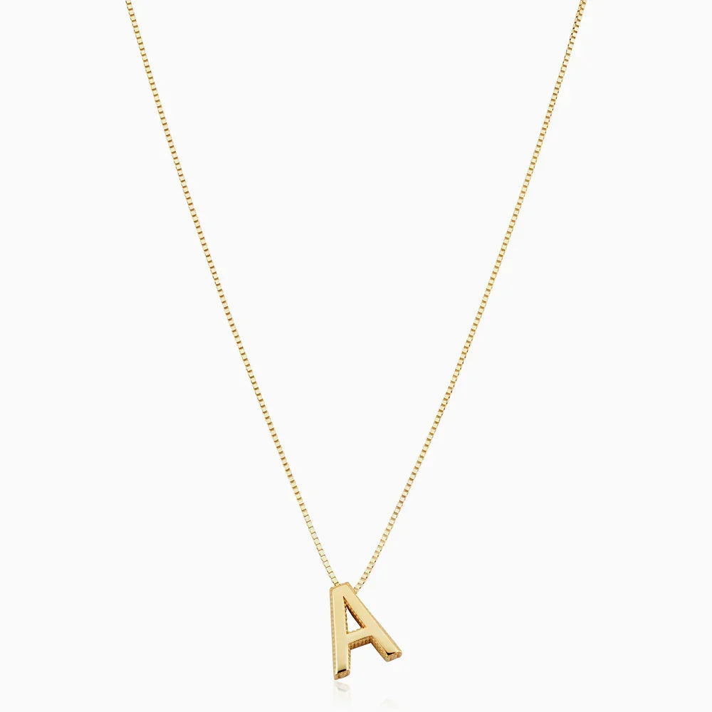 Collier Initial Lettre d&
