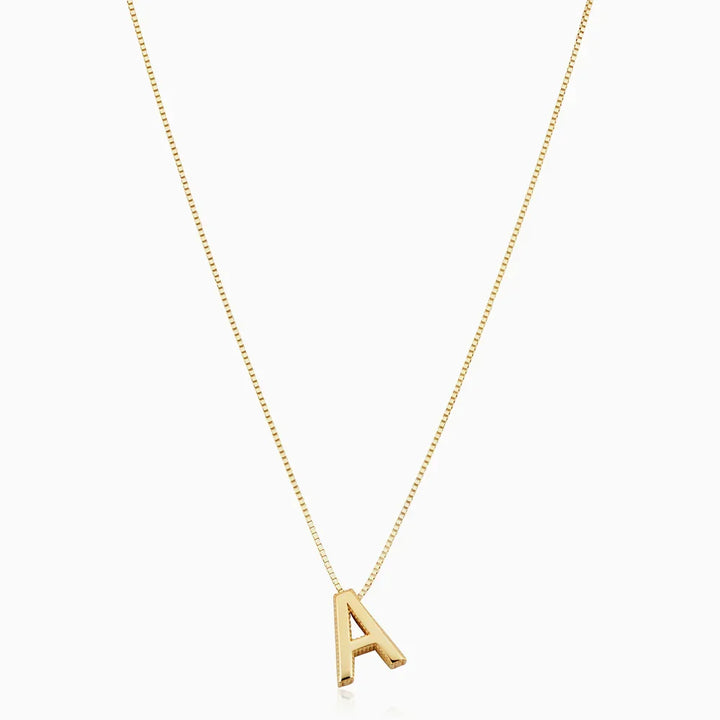 Collier Initial Lettre d&