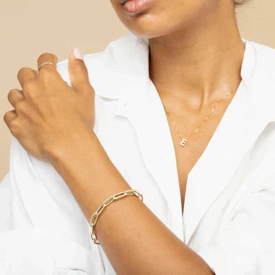 Collier Initial Lettre d&