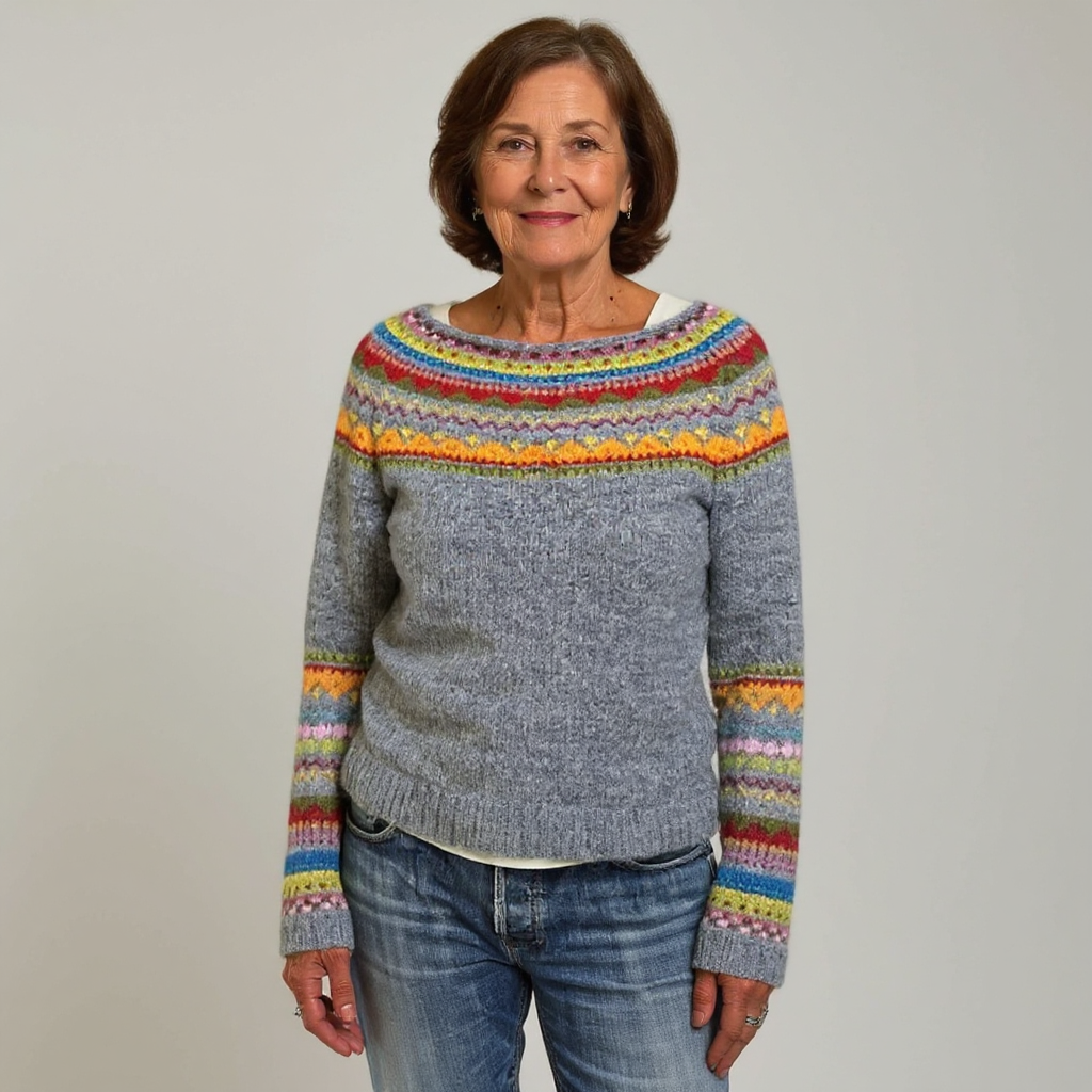 Joanna | Vintage Pull en Laine Islandaise