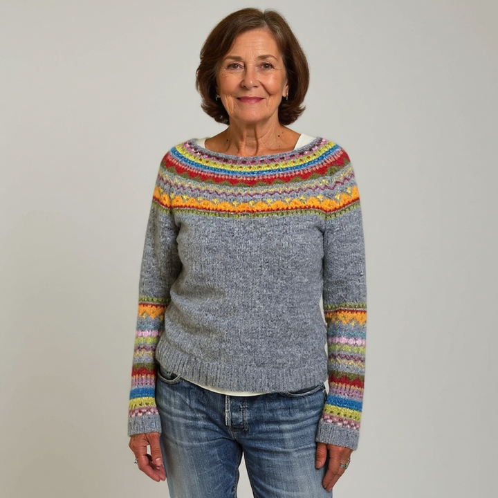 Joanna | Vintage Pull en Laine Islandaise