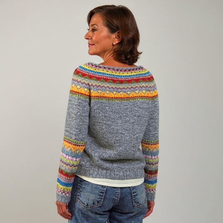 Joanna | Vintage Pull en Laine Islandaise