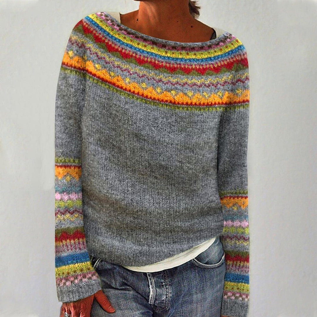 Joanna | Vintage Pull en Laine Islandaise