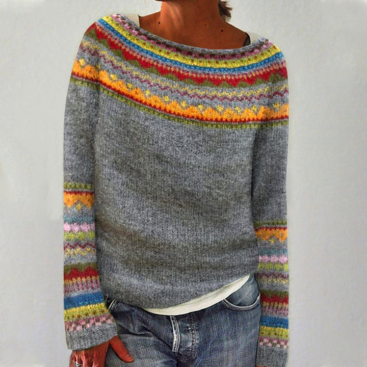 Joanna | Vintage Pull en Laine Islandaise