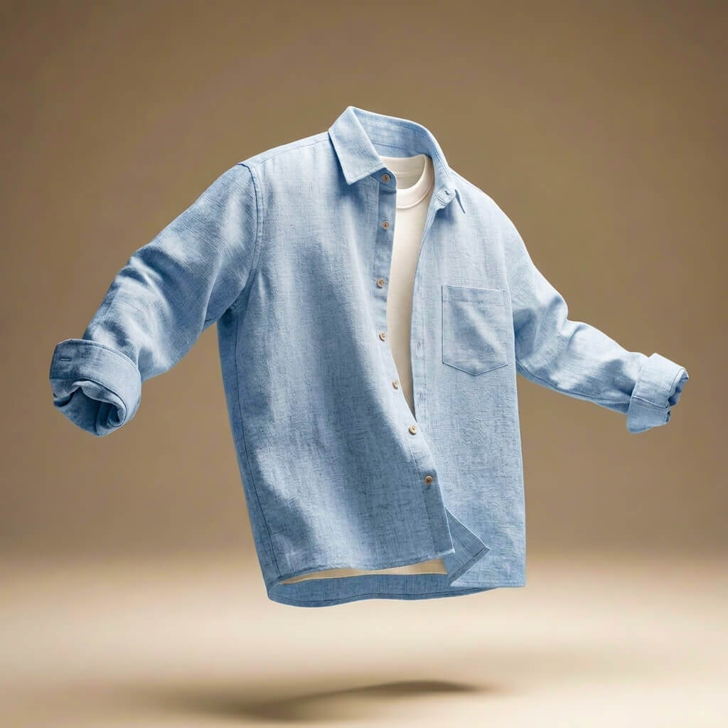 Chemise Décontractée Homme en Coton – Coupe Légère et Décontractée