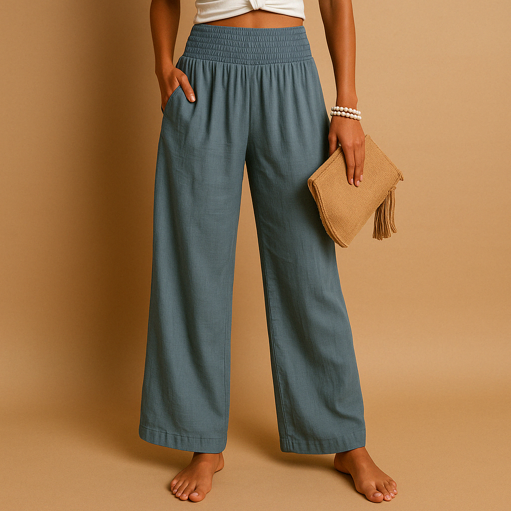 Pantalon Lin Élégant