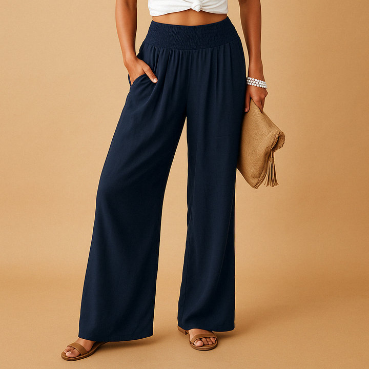 Pantalon Lin Élégant