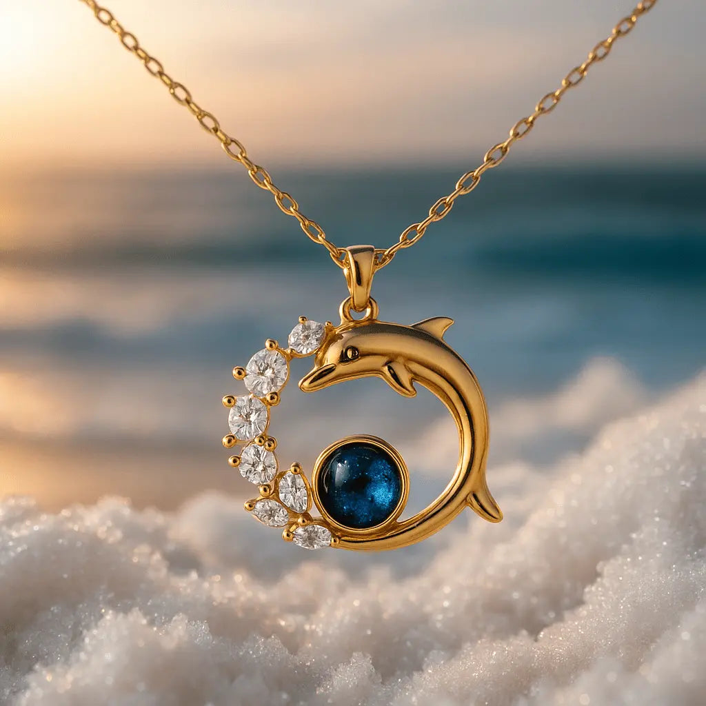 Collier avec Pendentif Dauphin