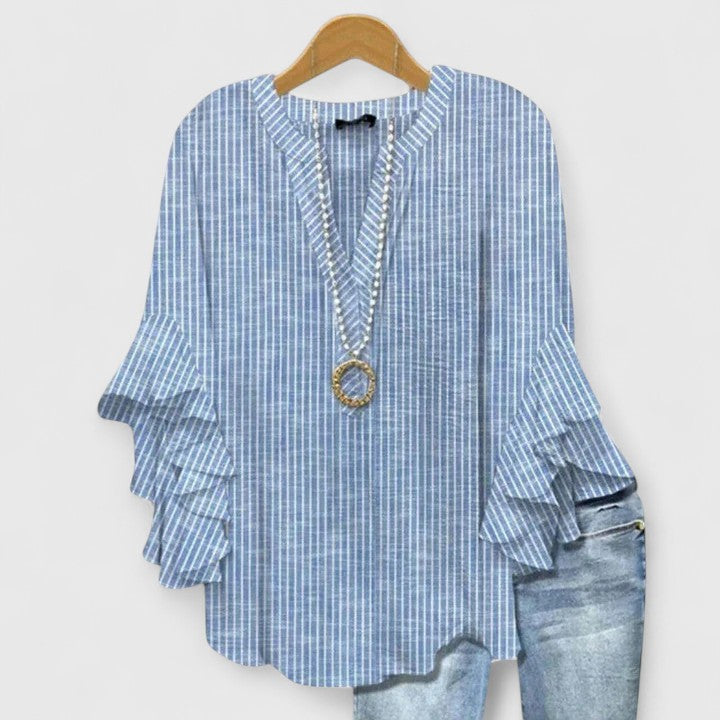 Blouse Chic Femme – Style Élégant Polyvalent Bureau et Soirée
