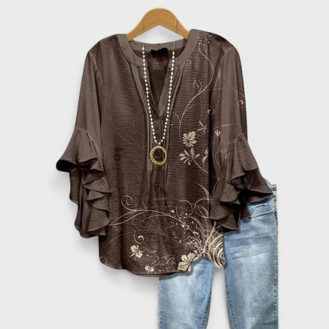 Blouse légère pour femme – Respirante, élégante et décontractée, style quotidien