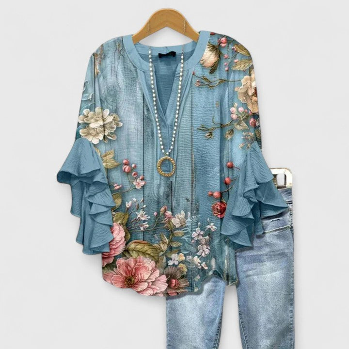 Blouse Chic Femme – Style Élégant Polyvalent Bureau et Soirée