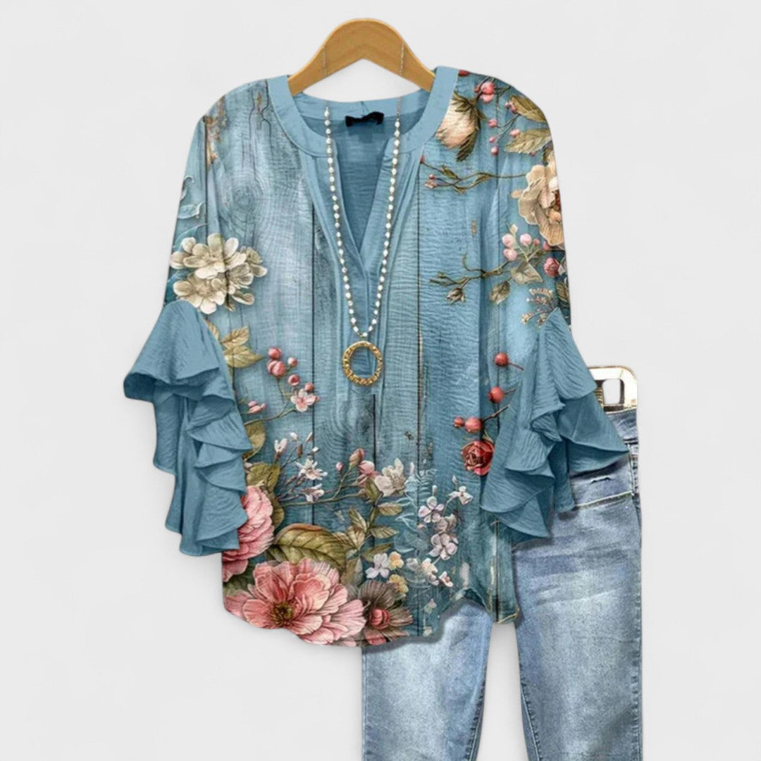 Blouse légère pour femme – Respirante, élégante et décontractée, style quotidien
