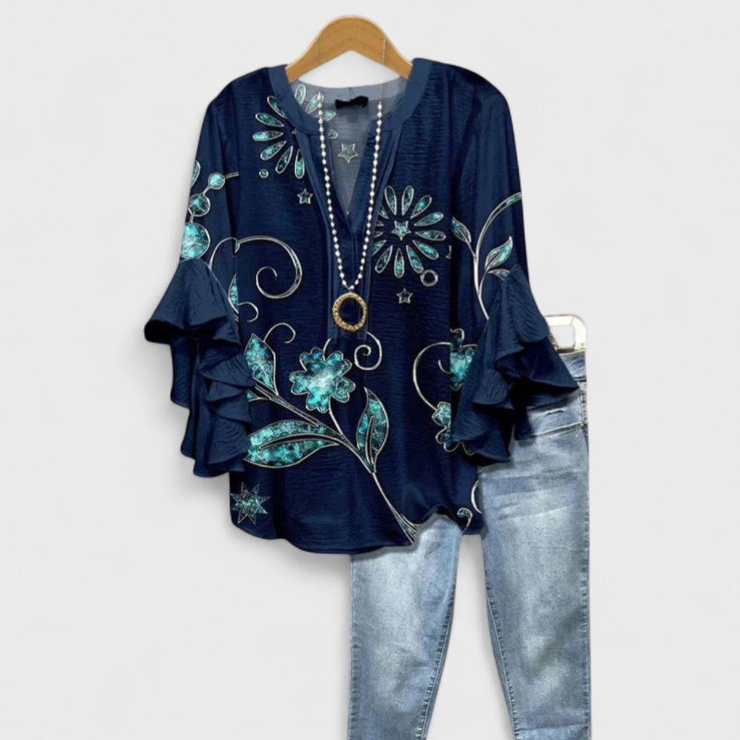Blouse légère pour femme – Respirante, élégante et décontractée, style quotidien