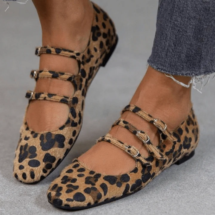 Angelie | Chaussures Imprimé Léopard