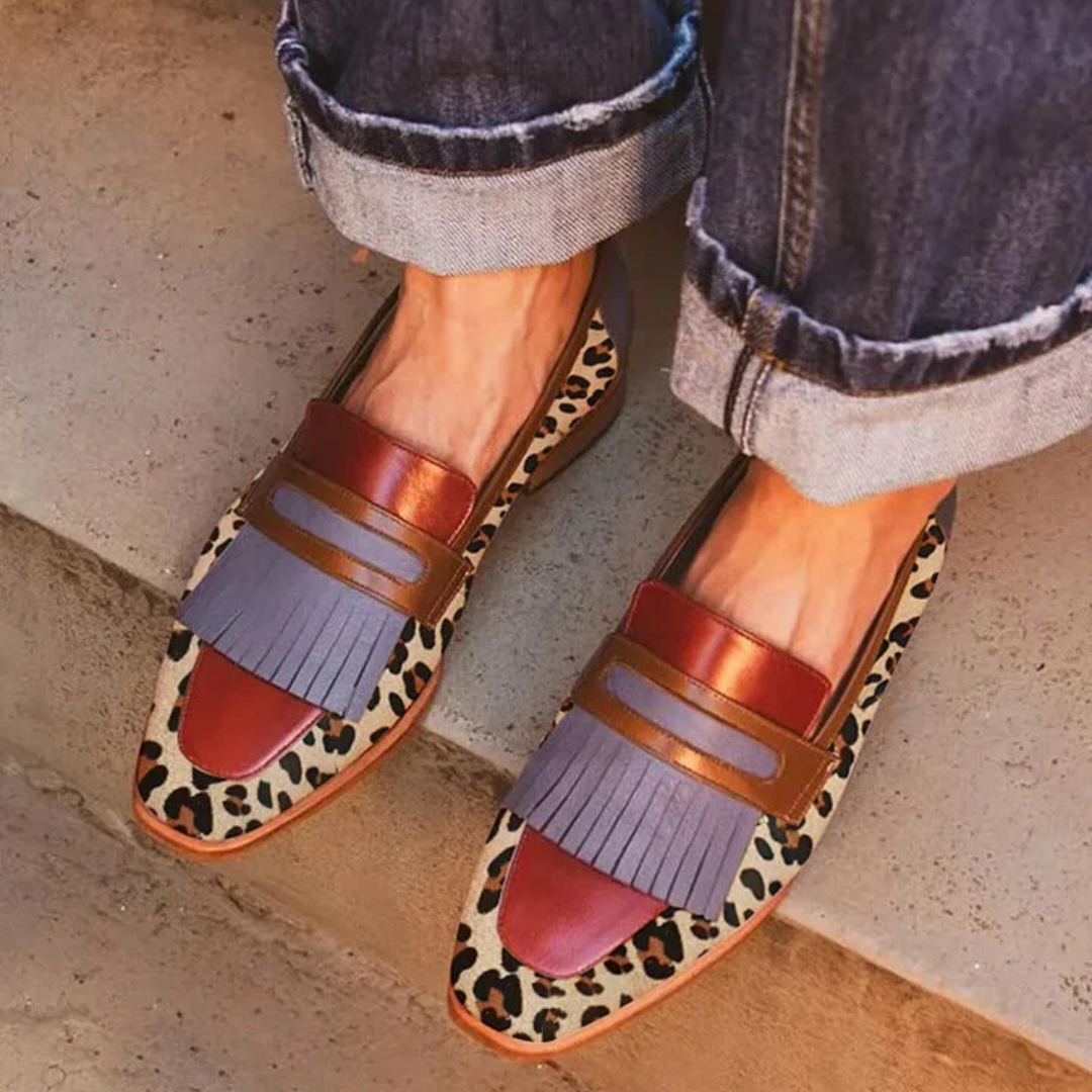 Zelda | Mocassin Élégant Léopard