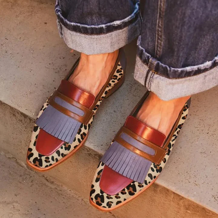 Zelda | Mocassin Élégant Léopard