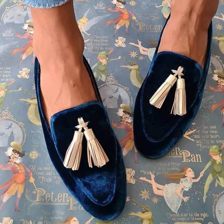Celestia | Mocassins Élégants à Franges