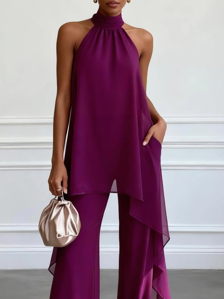 Juliette | Ensemble Top Halter et Pantalon