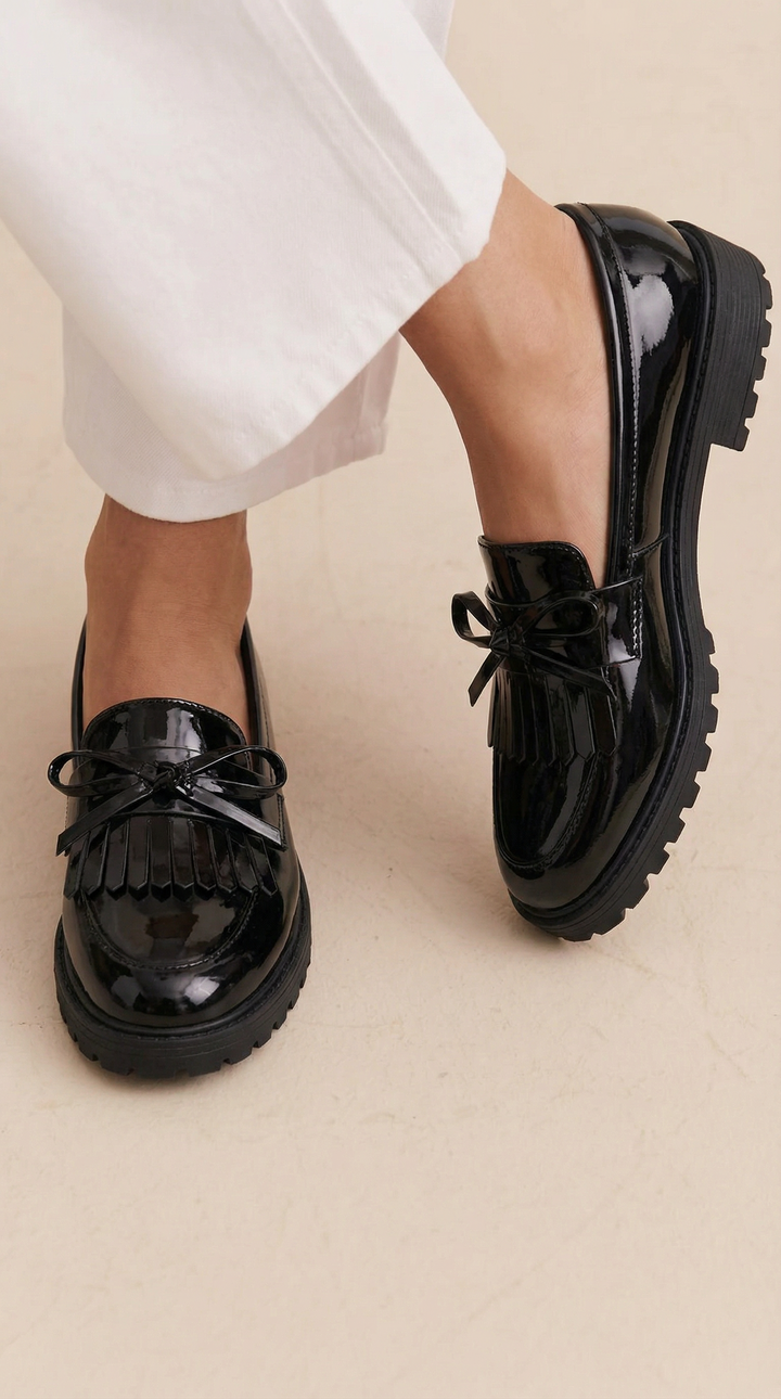 Cailie | Chaussures à nœud à franges