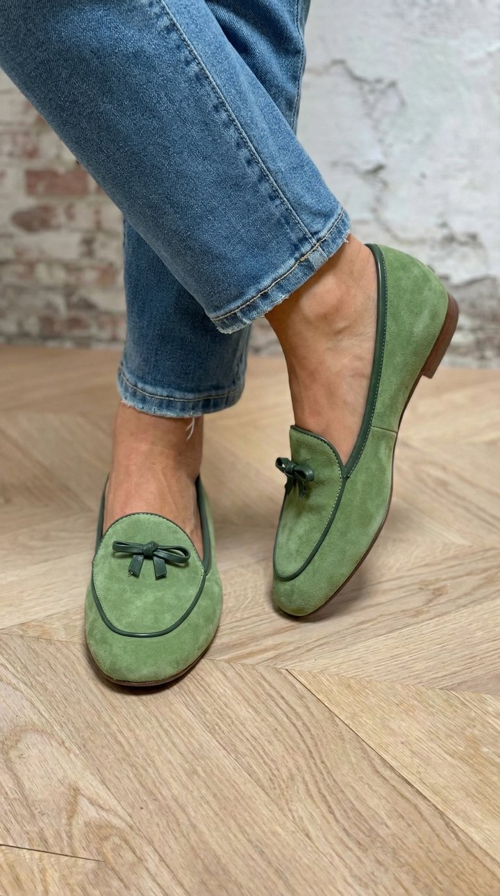 Geneviève | Chaussure Plate Élégante avec Nœud